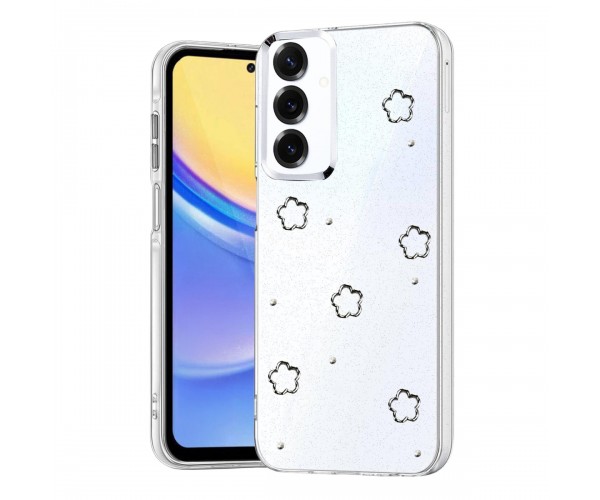 Samsung Galaxy S25 FE Kılıf Fiyonk Desenli Şeffaf Kapak&hellip;