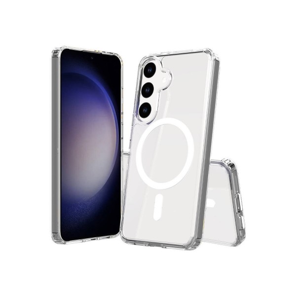 Samsung Galaxy S25 FE Kılıf Magsafe Özellikli Şeffaf Silikon Kapak&hellip;