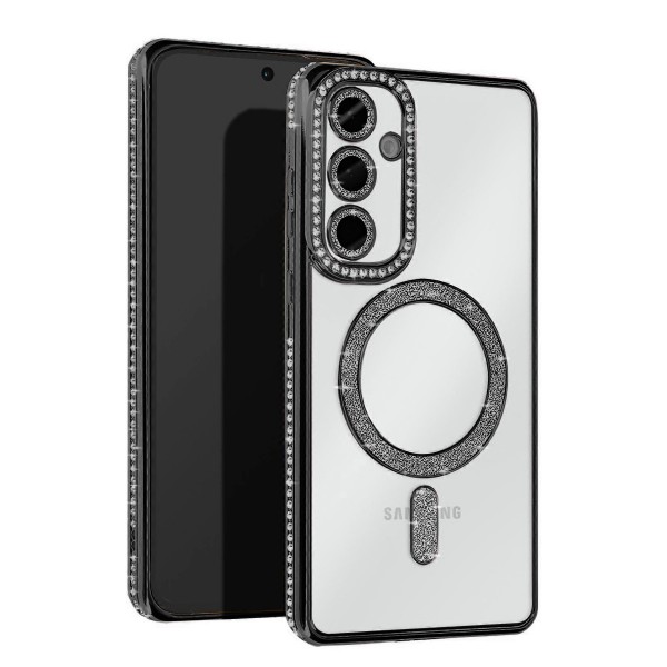 Samsung Galaxy S25 Kılıf Joke Seri Magsafe Özellikli Taşlı Simli Sili… Samsung Galaxy S25 Kılıf Joke Seri Magsafe Özellikli Taşlı Simli Sili…