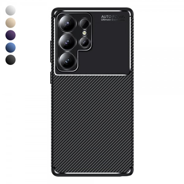 Samsung Galaxy S25 Ultra Kılıf Focus Carbon Silikon Kapak…