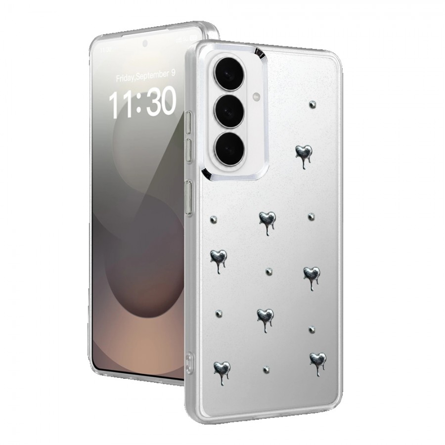 Samsung Galaxy S26 Kılıf Fiyonk Desenli Şeffaf Kapak Samsung Galaxy S26 Kılıf Fiyonk Desenli Şeffaf Kapak