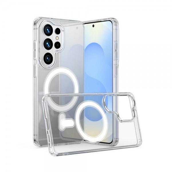 Samsung Galaxy S26 Ultra Kılıf Magsafe Özellikli Åžeffaf Silikon Ka… Samsung Galaxy S26 Ultra Kılıf Magsafe Özellikli Åžeffaf Silikon Ka…