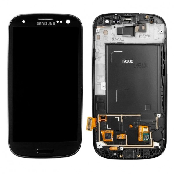 Samsung Galaxy S3 I9300 Ekran Dokunmatik Çıtalı AAA - Siyah…