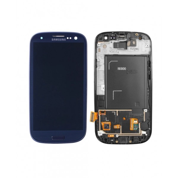 Samsung Galaxy S3 I9300 Ekran Dokunmatik Çıtalı Orj - Mavi…