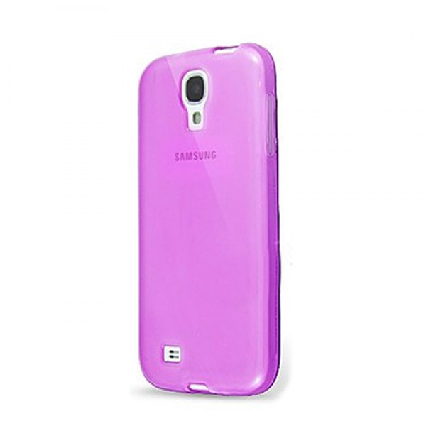 Samsung Galaxy S4 (I9500) Kılıf Soft Silikon Şeffaf-Pembe Arka…