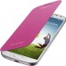 Samsung Galaxy S4 (I9500) Orjinal Flip Cover Kılıf Pembe