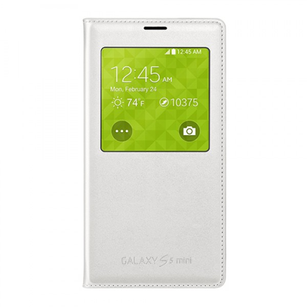 Samsung Galaxy S5 Mini G800 S View Uyku Modlu Deri Pencereli Kılıf B…