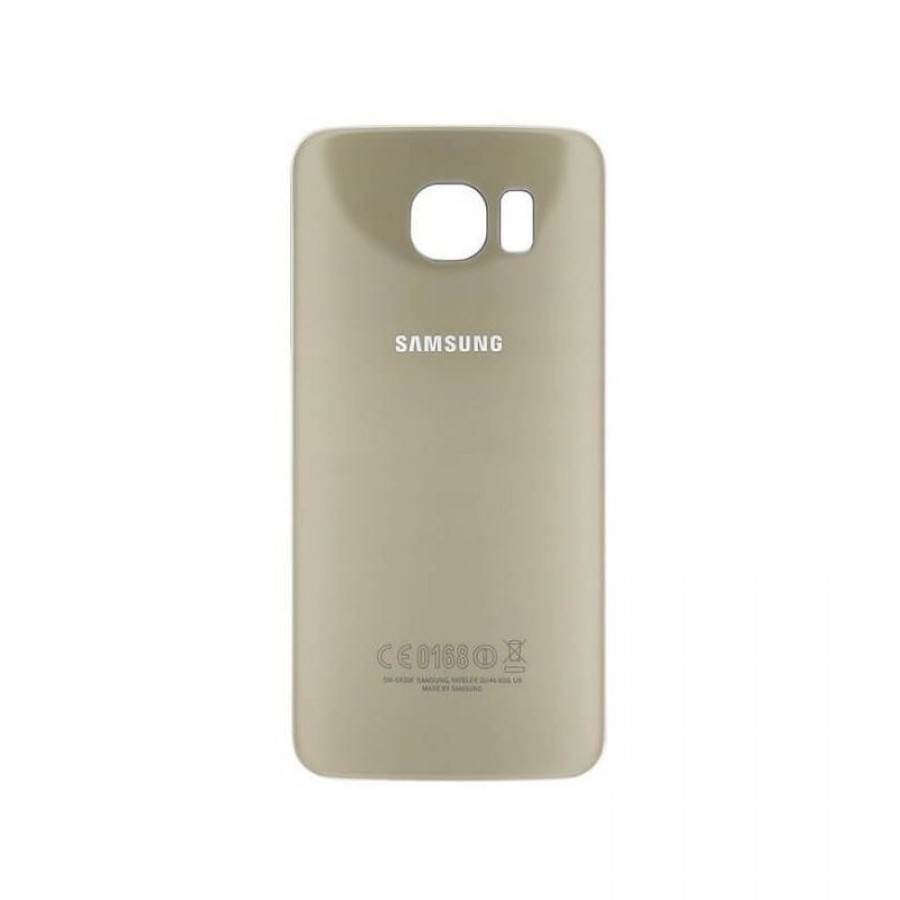 Samsung Galaxy S6 Edge G925 Arka Kapak Batarya Pil Kapağı - Gold