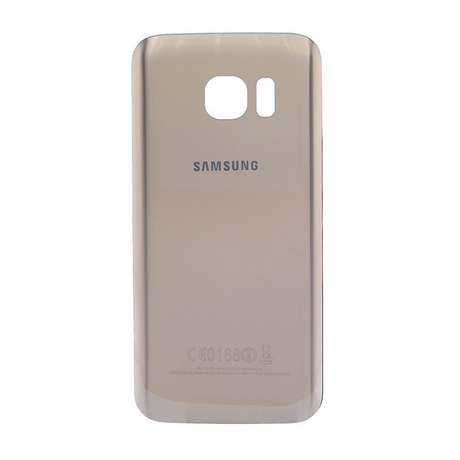 Samsung Galaxy S7 G930 Arka Kapak Batarya Pil Kapağı - Gold