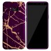 Samsung Galaxy S8 (G950) Fırça Desen Silikon Arka Kapak Mor