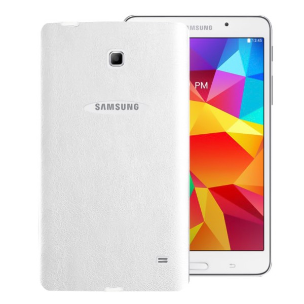 Samsung Galaxy Tab 4 T230 7" Kılıf Deri Dokulu Silikon Ark…