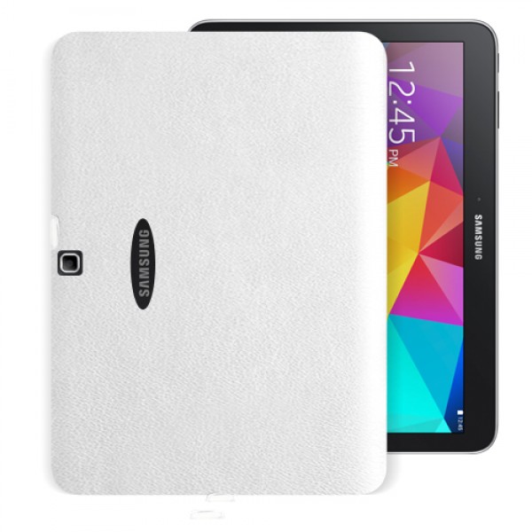 Samsung Galaxy Tab 4 T530 10.1" Kılıf Deri Dokulu Silikon Arka Kapa…