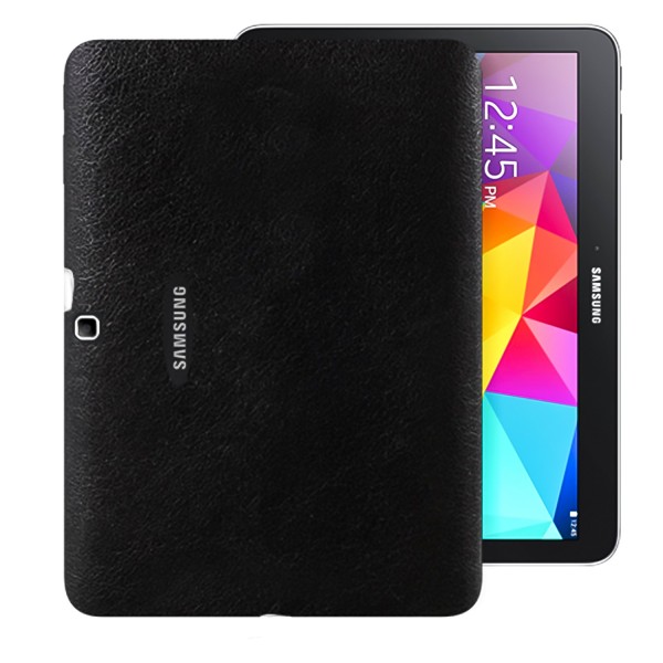 Samsung Galaxy Tab 4 T530 10.1" Kılıf Deri Dokulu Silikon Arka Kapa…