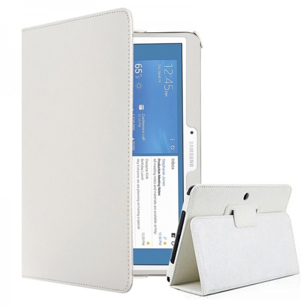 Samsung Galaxy Tab 4 T530 10.1" Standlı Tablet Kılıf Beyaz…