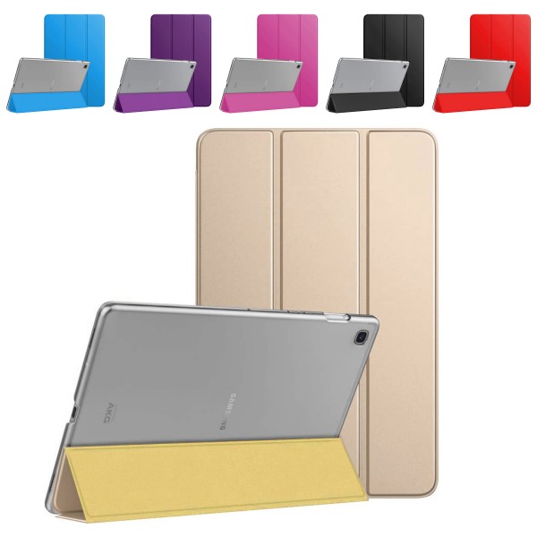 Samsung Galaxy Tab A T510/T515/T517 Standlı Smart Cover Tablet Kılı…