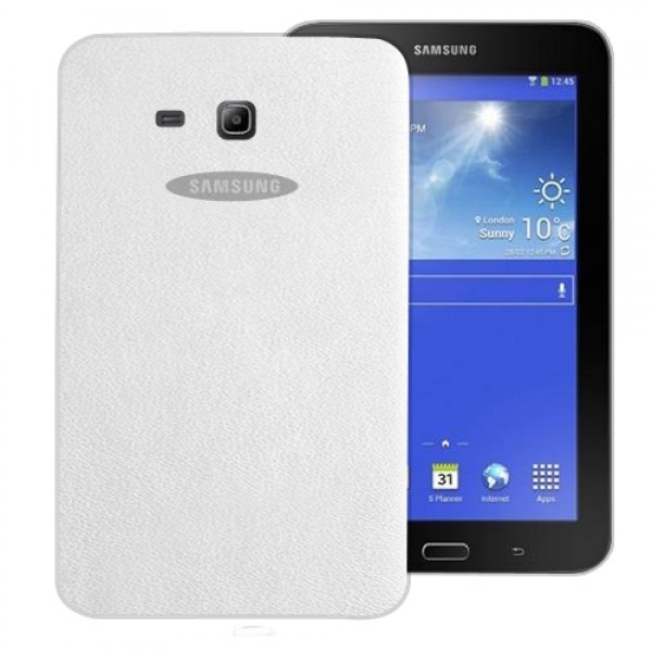 Samsung Galaxy Tab E T560 9.6" Kılıf Deri Dokulu Silikon Arka K…