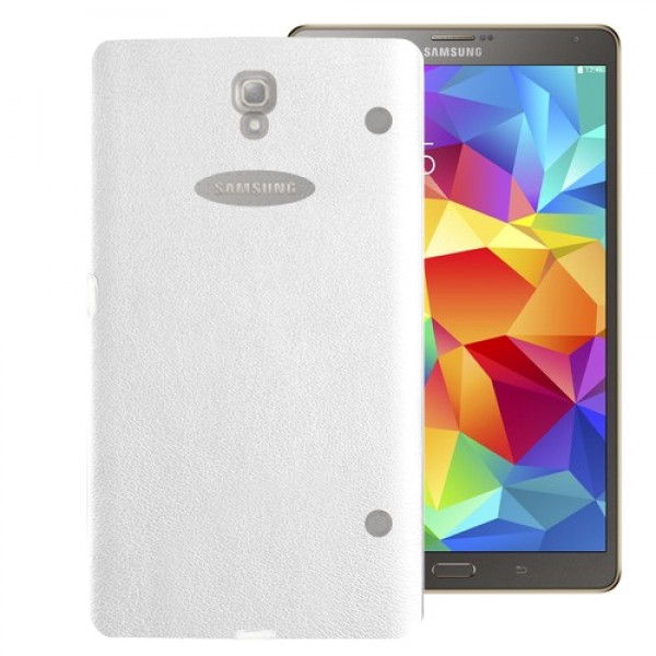 Samsung Galaxy Tab S T700 8.4" Kılıf Deri Dokulu Silikon Arka K…