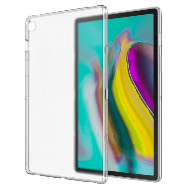 Samsung Galaxy Tab S5e T720 10.5" Kılıf Şeffaf Silikon Ar…