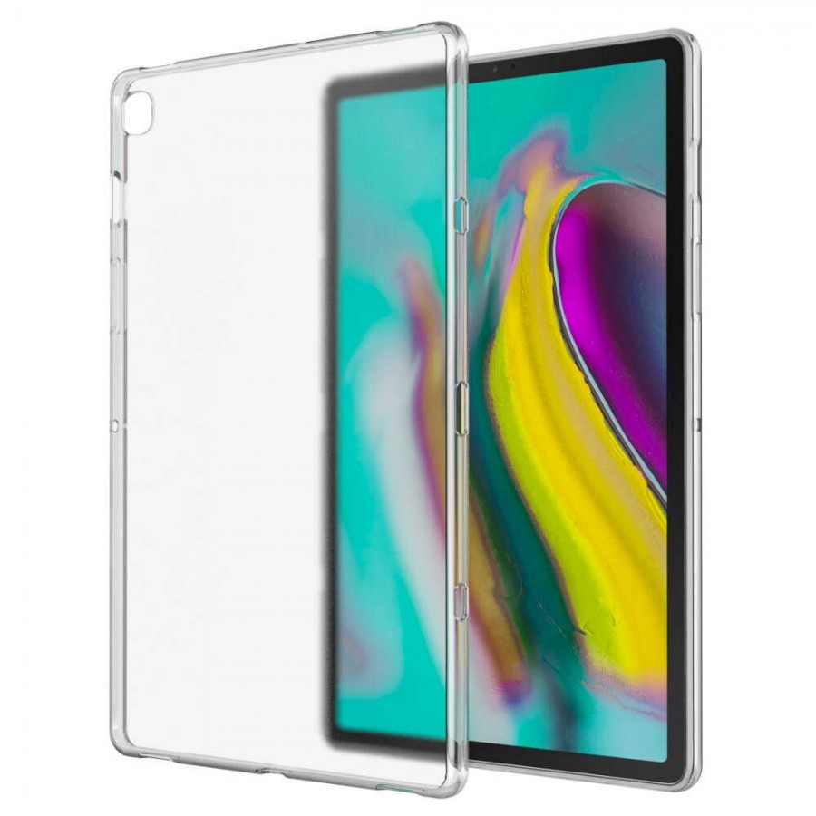 Samsung Galaxy Tab S5e T720 10.5" Kılıf Şeffaf Silikon Arka Kapak