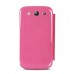 Samsung I9300 Galaxy S3 Flip Cover Kılıf Pembe