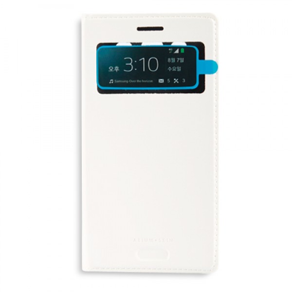 Samsung I9300 S3 Dikişli Cüzdanlı Kılıf ARIUM SKIN Beyaz…
