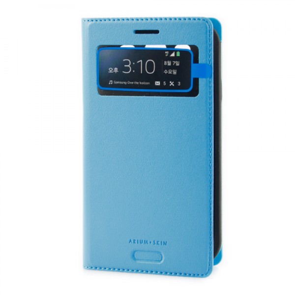 Samsung I9300 S3 Dikişli Cüzdanlı Kılıf ARIUM SKIN Mavi…