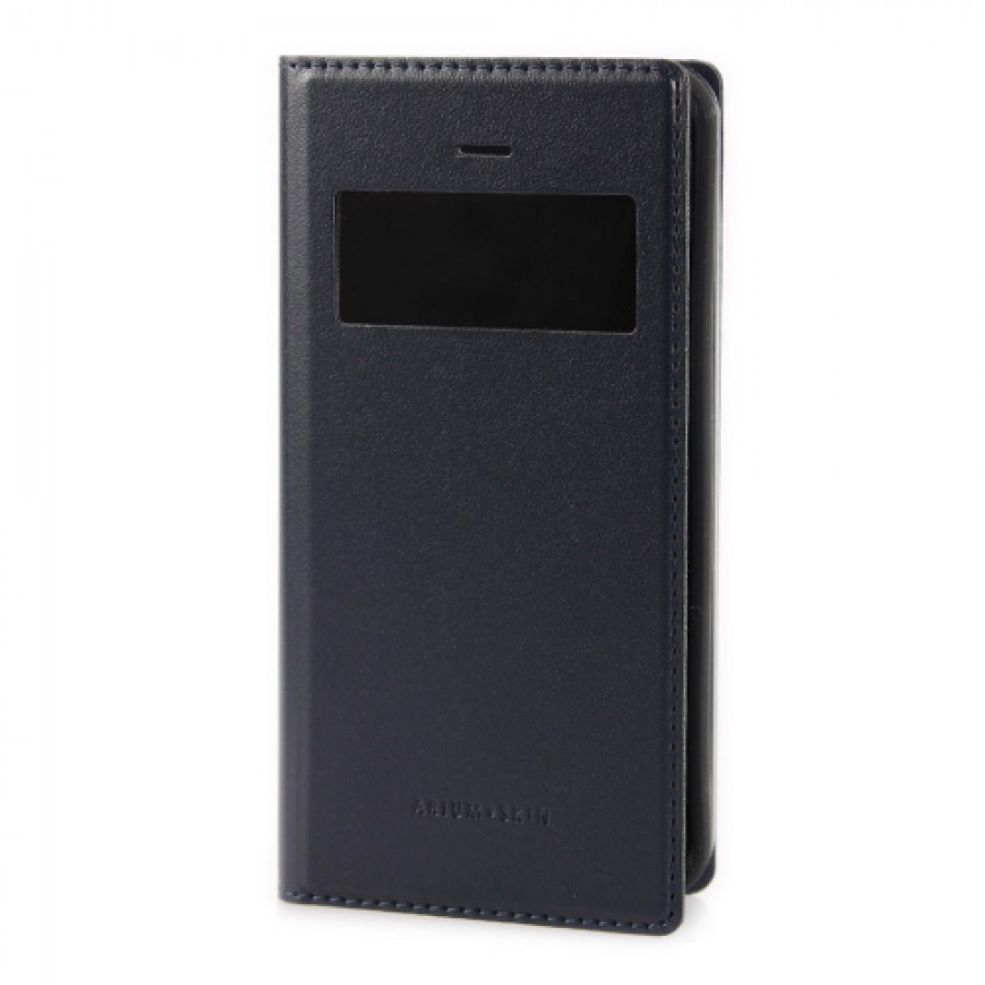 Samsung N7500 Note 3 Neo Dikişli Cüzdanlı Kılıf ARIUM SKIN Siyah