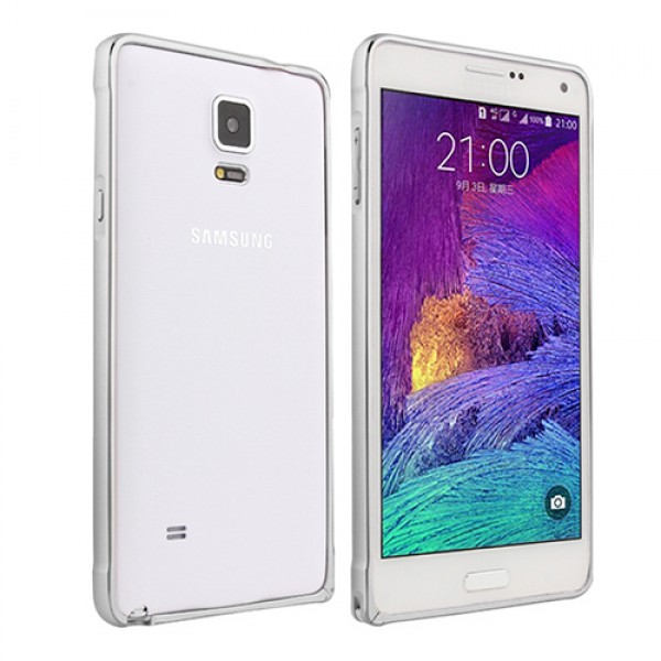 Samsung Note 4 N910 Bumper Çerçeve Kılıf Gri…