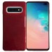 Samsung S10 (G973) 3in1 Simli Silikon Arka Kapak Bordo