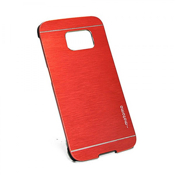 Samsung S6 G920 Metal Arka Kapak Motomo Kırmızı…