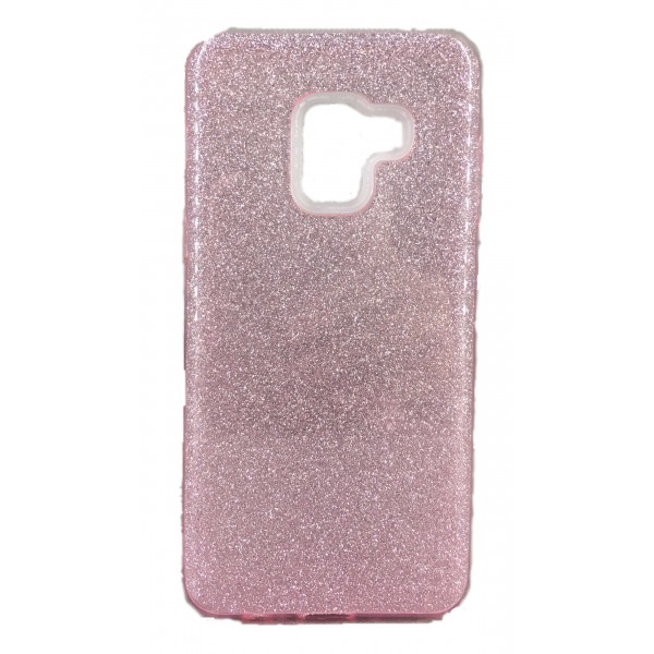 Samsung S9 (G960) 3in1 Simli Silikon Arka Kapak Pembe…