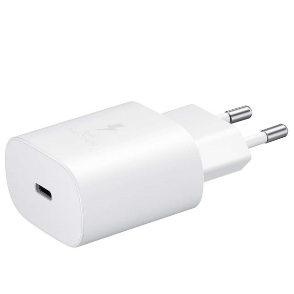 Samsung TA800N 25W Type-C Port PD Hızlı Şarj Adaptörü - Beyaz EP-TA80…
