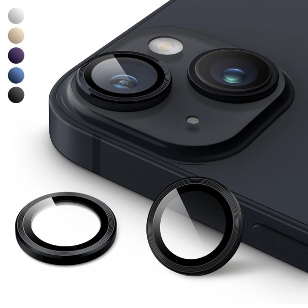 Shaza iPhone 14 / iPhone 14 Plus Plus Safir Kamera Lens Koruyucu 2li S…