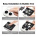 Shaza iPhone 14 Pro / iPhone 14 Pro Max Safir Kamera Lens Koruyucu 3lü Set