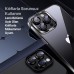 Shaza iPhone 15 Pro / iPhone 15 Pro Max Safir Kamera Lens Koruyucu 3lü Set