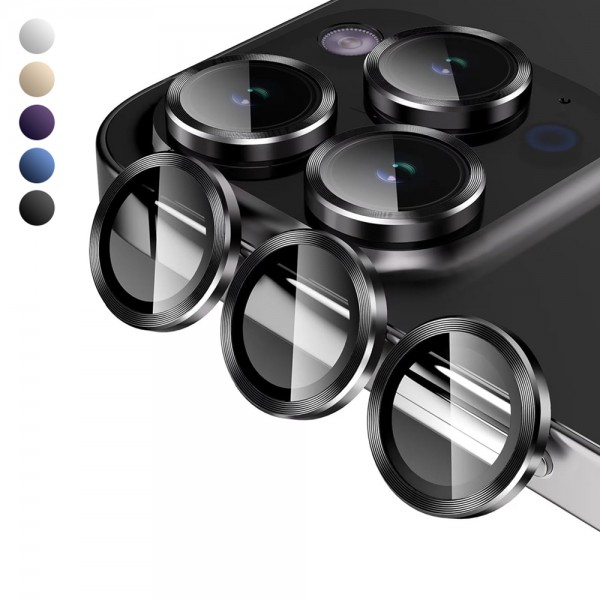 Shaza iPhone 15 Pro / iPhone 15 Pro Max Safir Kamera Lens Koruyucu 3l…