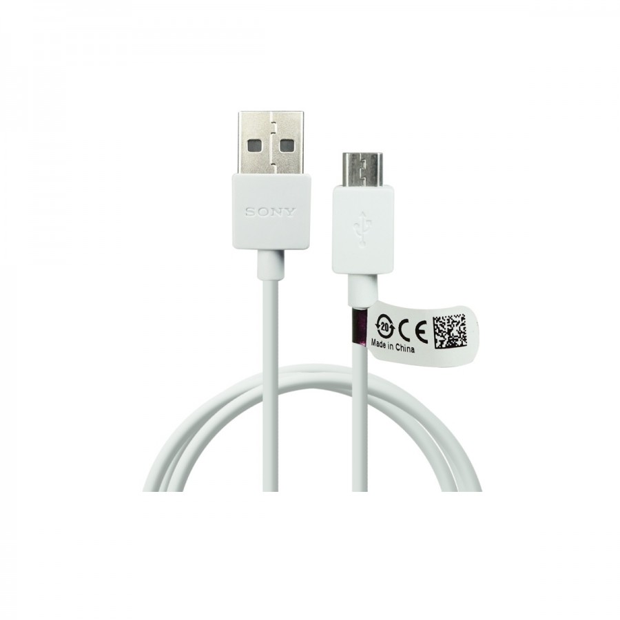 Sony Xperia Orjinal Micro USB Şarj ve Data Kablosu Beyaz Sony Xperia Orjinal Micro USB Şarj ve Data Kablosu Beyaz