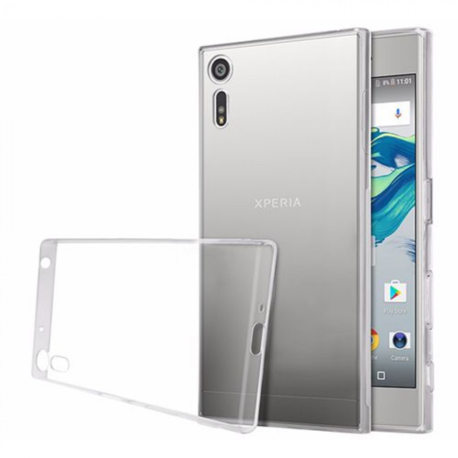 Sony Xperia XZ Kılıf Soft Silikon Şeffaf Arka Kapak