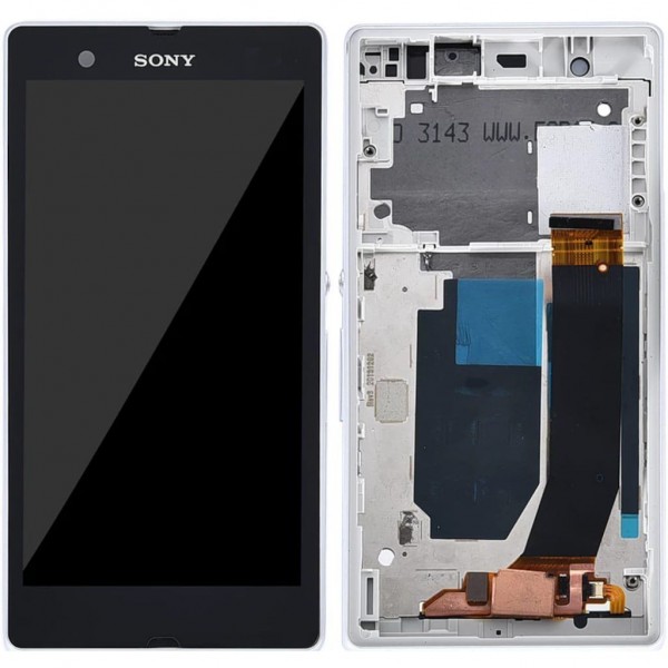 Sony Xperia Z LT36 LCD Ekran Dokunmatik Çıtalı Beyaz…