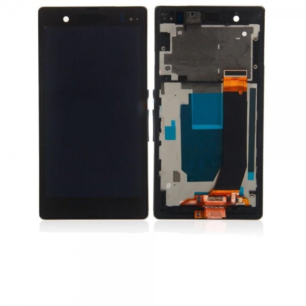 Sony Xperia Z LT36 LCD Ekran Dokunmatik Çıtalı - Siyah…