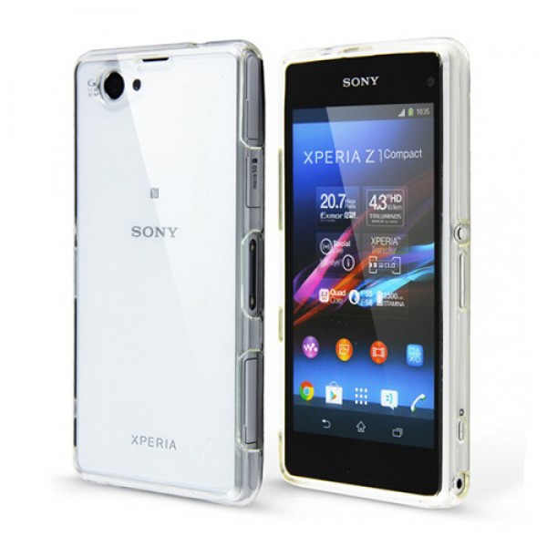 Sony Xperia Z1 Compact Kılıf Soft Silikon Şeffaf Arka Kapak…