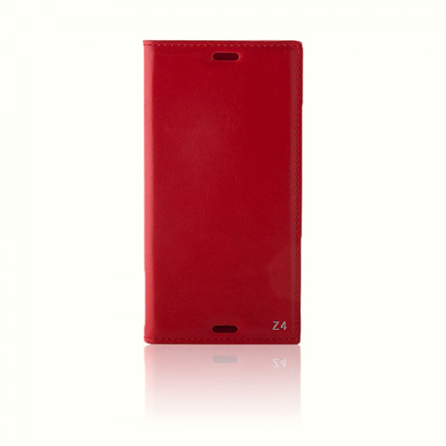 Sony Xperia Z4 Gizli Mıknatıslı Premium Magnum Kılıf Kırmızı