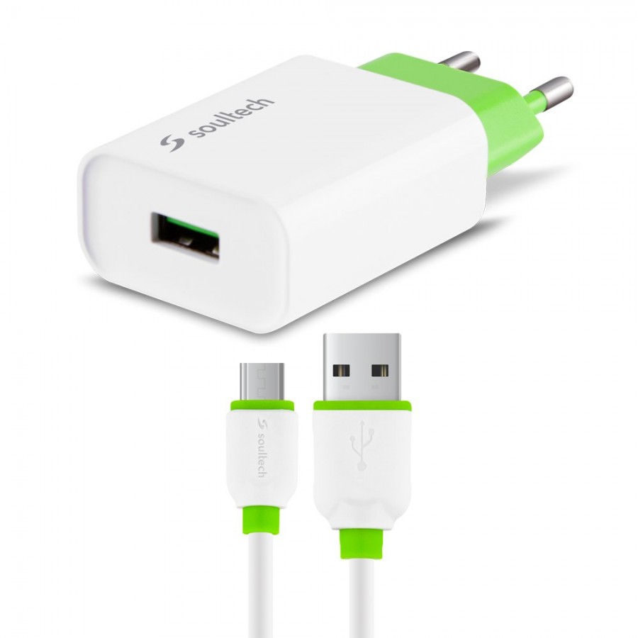 Soultech SC112B 2A 10W Lightning Kablolu Şarj Aleti Set
