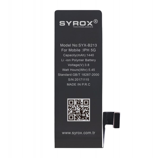Syrox B213 iPhone 5 Batarya 1440 mAh