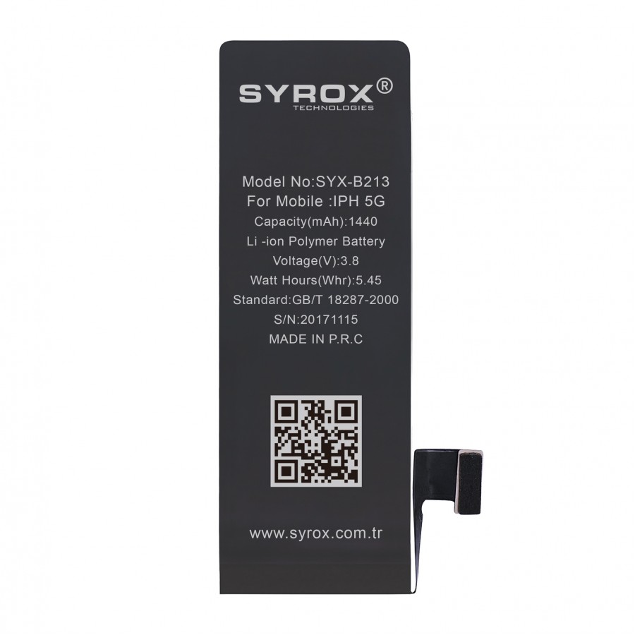 Syrox B213 iPhone 5 Batarya 1440 mAh