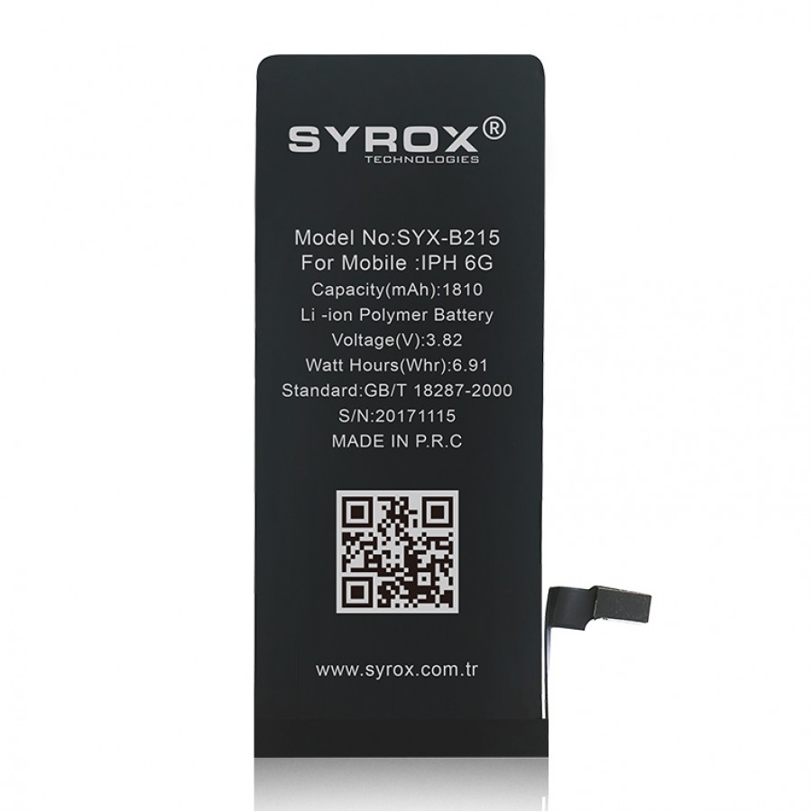 Syrox B215 iPhone 6 Batarya 1810 mAh