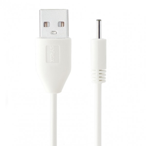 Syrox C06 Tablet Kalın Uçlu USB Kablo 1.0A Beyaz