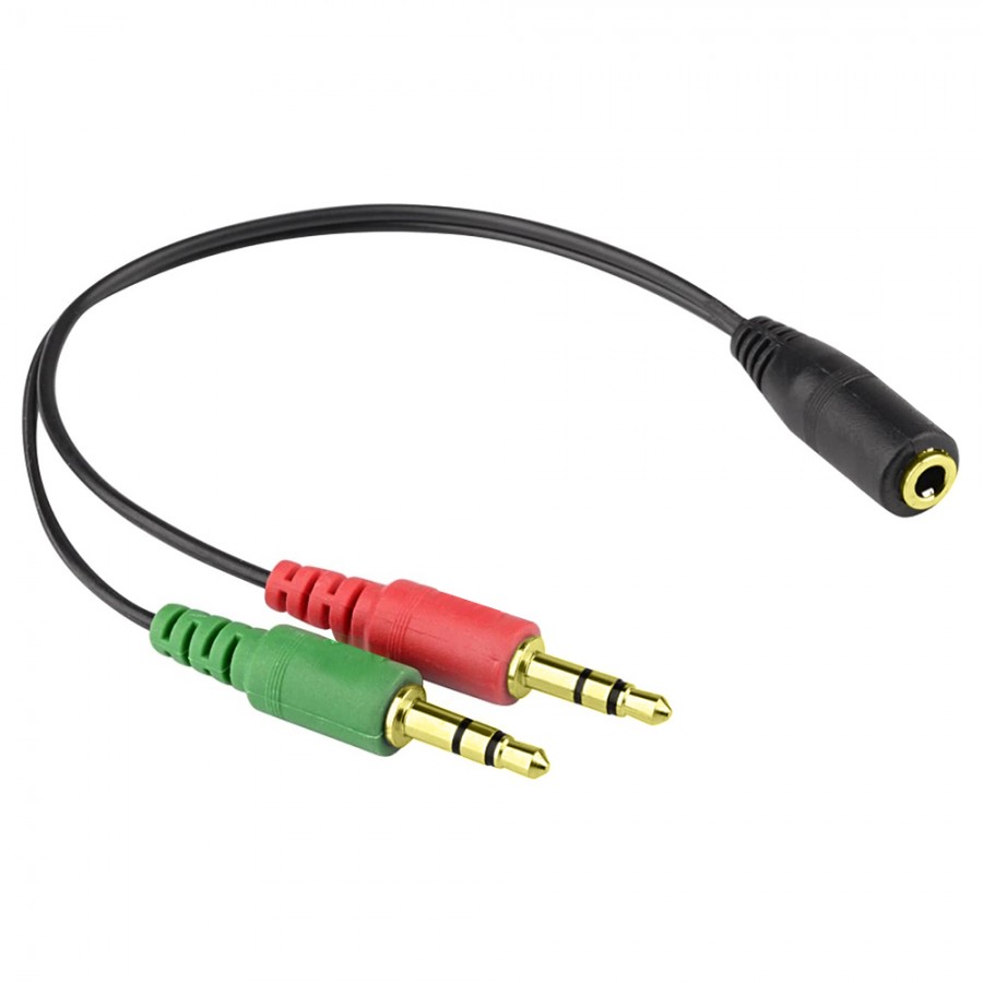 Syrox C119 3.5mm Kulaklık ve Mikrofon Ayırıcı Kablo