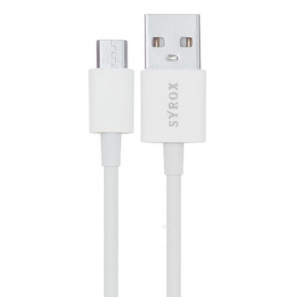 Syrox C14 Micro USB Şarj ve Data Kablosu 2.0A 1.2mt Beyaz… Syrox C14 Micro USB Şarj ve Data Kablosu 2.0A 1.2mt Beyaz…