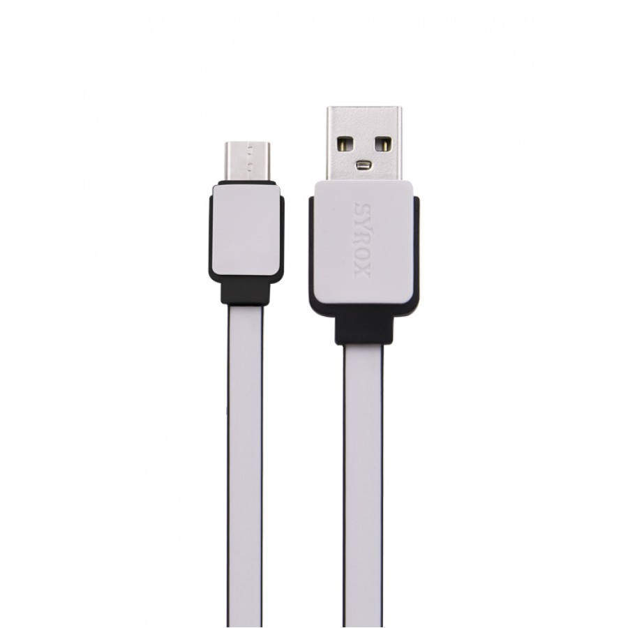 Syrox C64 Type-C USB Şarj ve Data Kablo 2.0A 1.2mt Beyaz